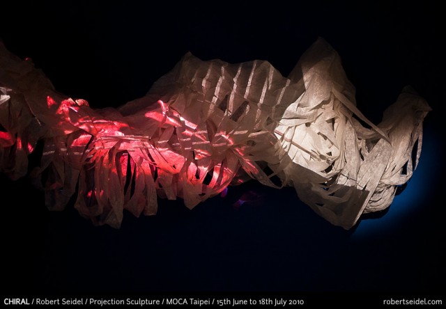Chiral | Projection & Paper sculpture | Taiwan/Germany 2010