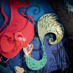 Brittney Lee Little Mermaid Paper Sculpted Canvas