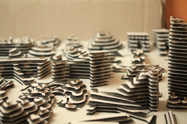 3D Alphabet Paper Sculptures by Jerome Corgier