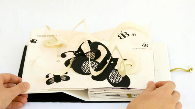 Bodoni Bedlam: A Pop-Up Book by Victoria Macey