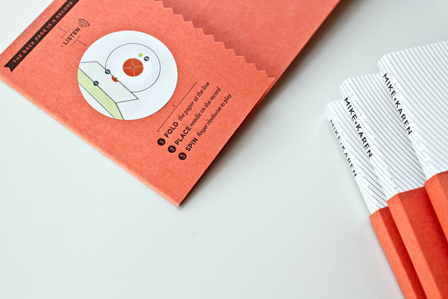 Paper Record Player by Kelli Anderson