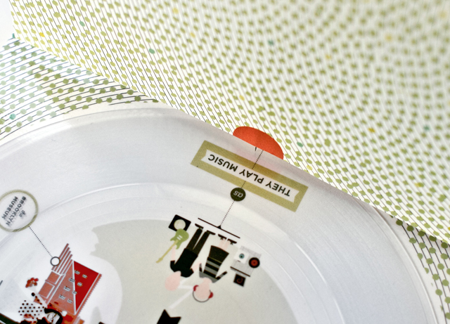 Paper Record Player by Kelli Anderson