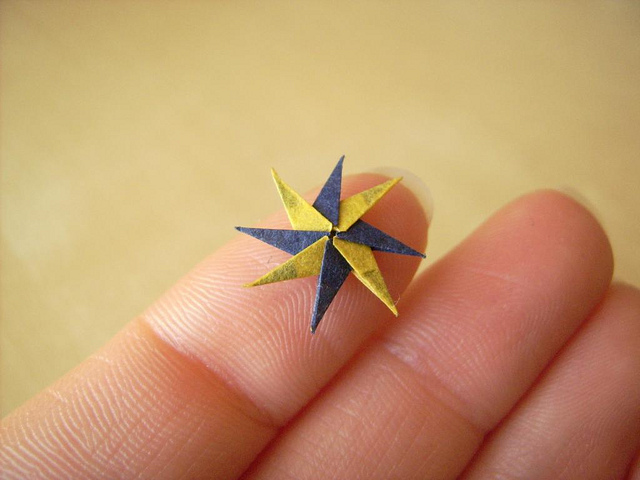 Nano Origami Sculptures by Anja Markiewicz