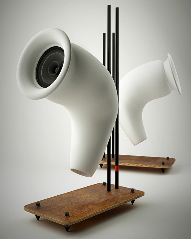 tau_audio TAU: Speakers Made From Recycled Paper