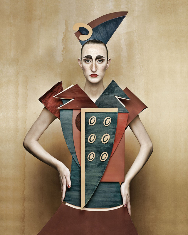 Cardboard Ladies by Christian Tagliavini Cubist
