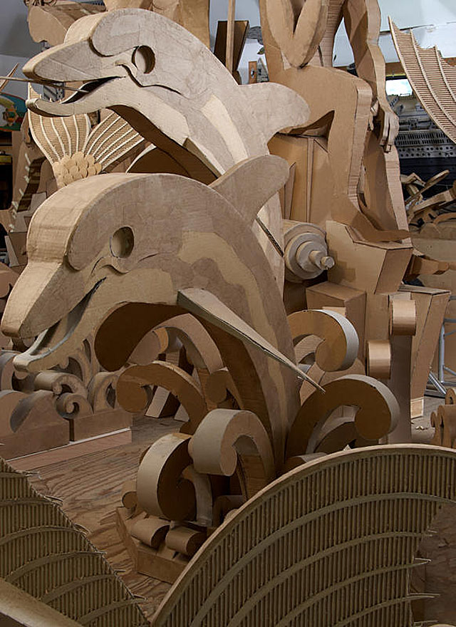 Fountain_1149 Fountain of Cardboard by James Grashow