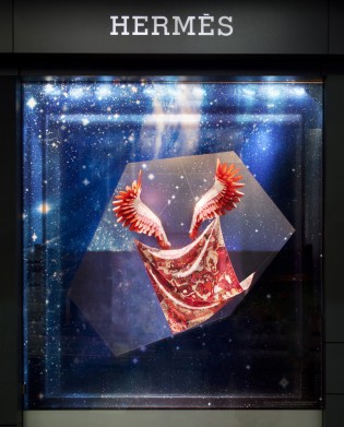 Benja_Hermès_WingsPlusScarf Interview With Paper Artist Benja Harney Hermes