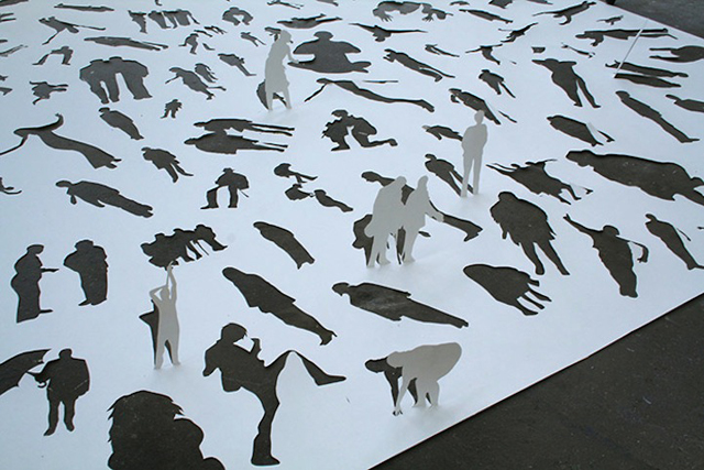 Transparent God Paper Sculpture