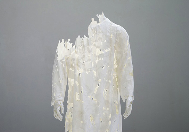 Transparent God Paper Sculpture