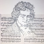 Sheet Music Collages by Erika Iris Simmons