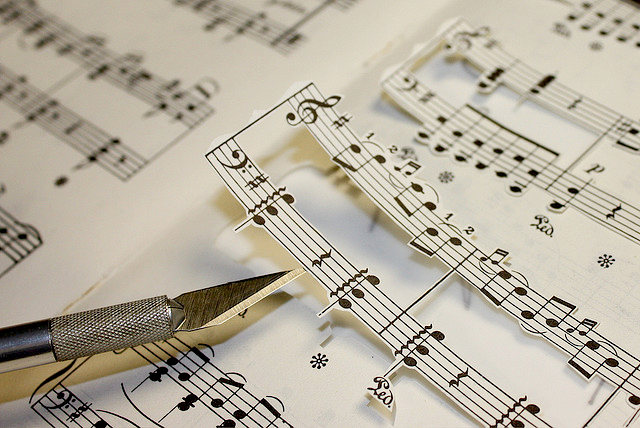 Sheet-Music-Collages-Erika-Iris-Simmons-2 Sheet Music Collages by Erika Iris Simmons