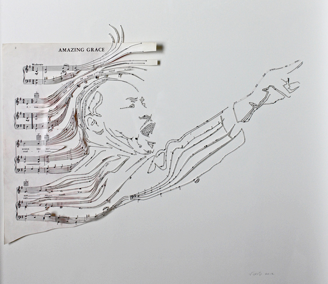Sheet-Music-Collages-Erika-Iris-Simmons-6 Sheet Music Collages by Erika Iris Simmons