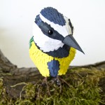 Paper Tomtit Sculpture By Kiki Peeters