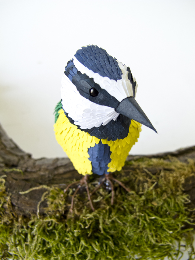 kiki-peeters-tomtit-2 Paper Tomtit Sculpture By Kiki Peeters