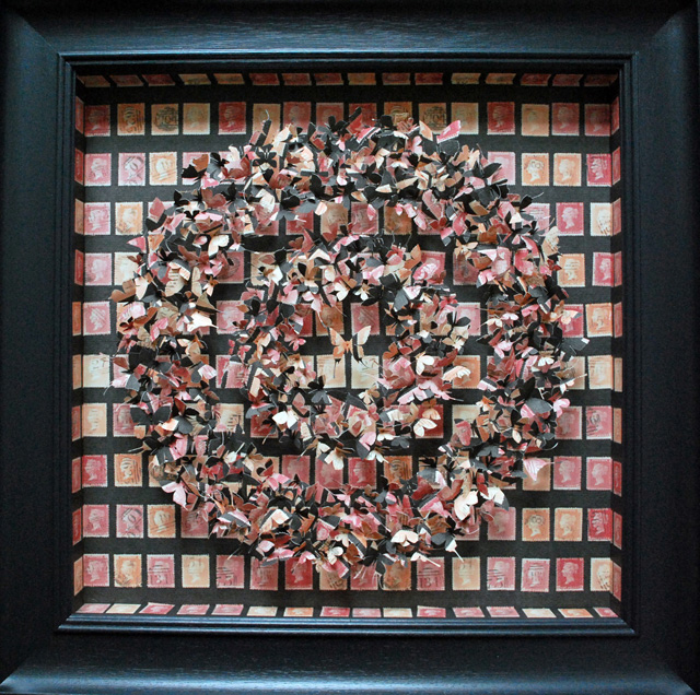 Butterfly Sculptures Made From Recycled Paper