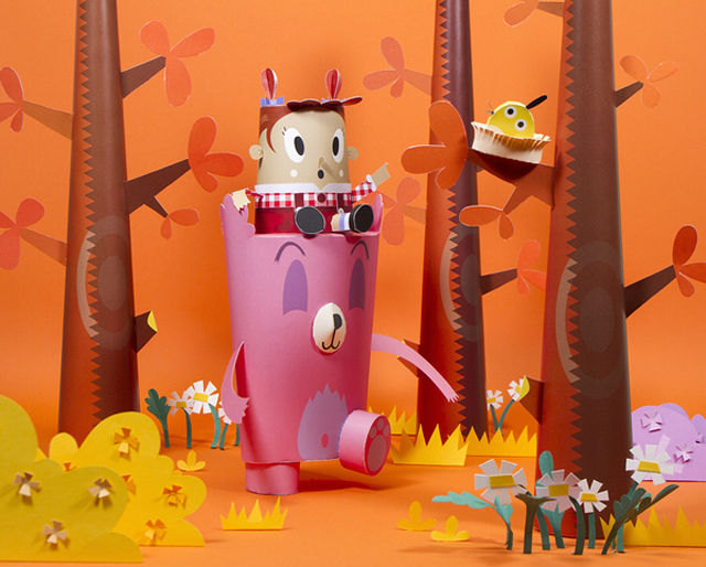 Whimsical Paper Craft Dioramas For Editorial SM