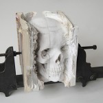 Carved Book Sculpture by Maskull Lasserre