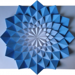 Colorful Origami Mosaics by Kota Hiratsuka