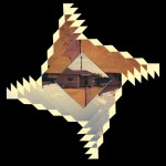 Old Photographs Sliced Into Geometric Collages
